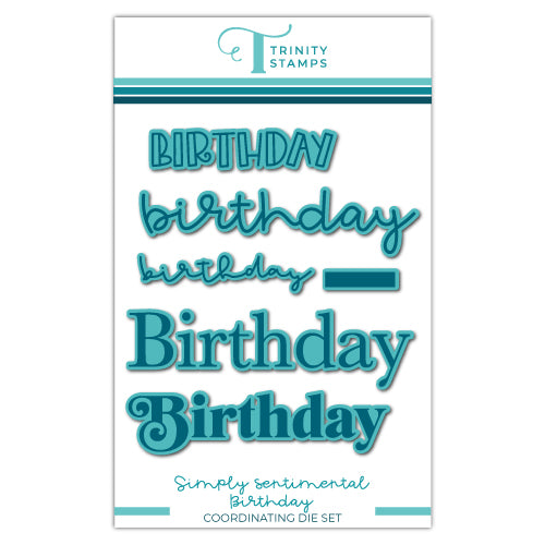 Simply Sentimental - Birthday Coordinating Die Set