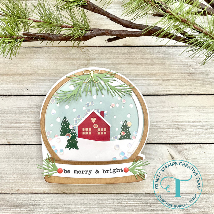 Snowglobe-Shaped Card Die Set