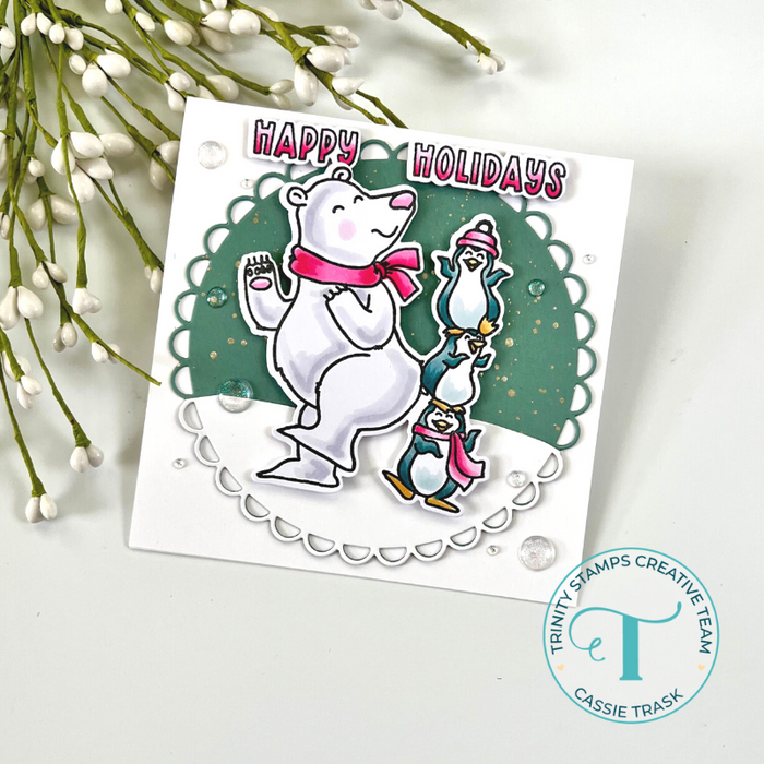 Polar Party 4x4 Stamp Set