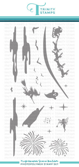 Nightscape Scene Builder 4x8 Stamp Set