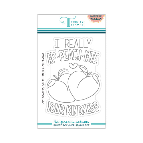 Ap-PEACH-iation 3x4 Stamp Set