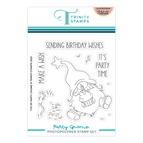 Party Gnome 4x4 Stamp Set