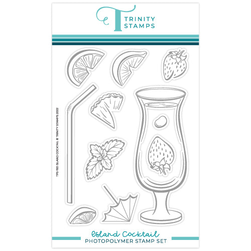 Island Cocktail 4x6 Stamp Set