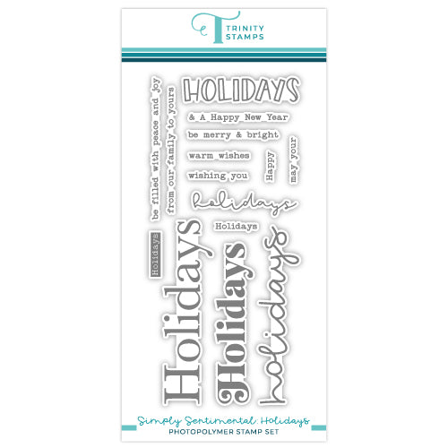 Simply Sentimental - Holidays 4x8 Stamp Set