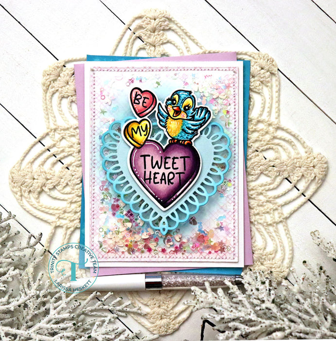 Tweet Heart 3x4 Stamp Set