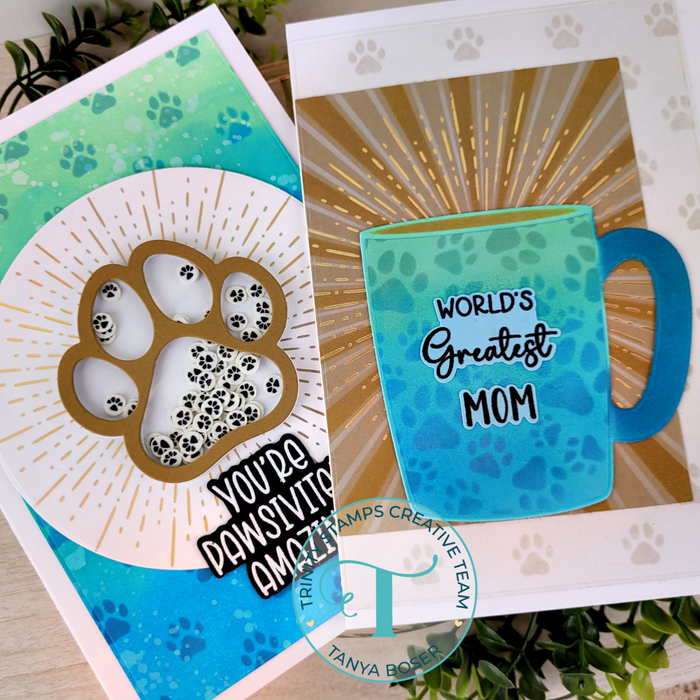 Foiled Burst Foiling Stamp