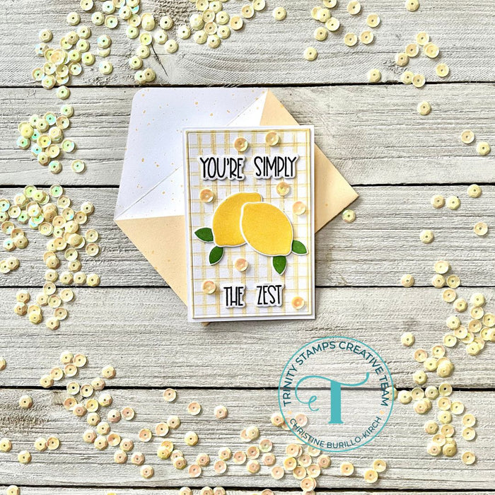 Zest Wishes 3x3 Stamp & Coordinating Die Bundle