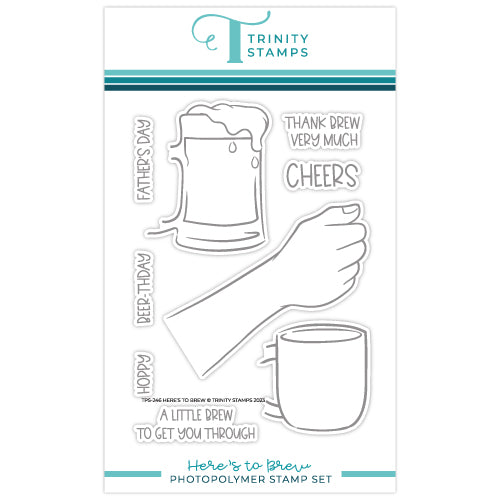Here’s to Brew 4x6 Stamp Set