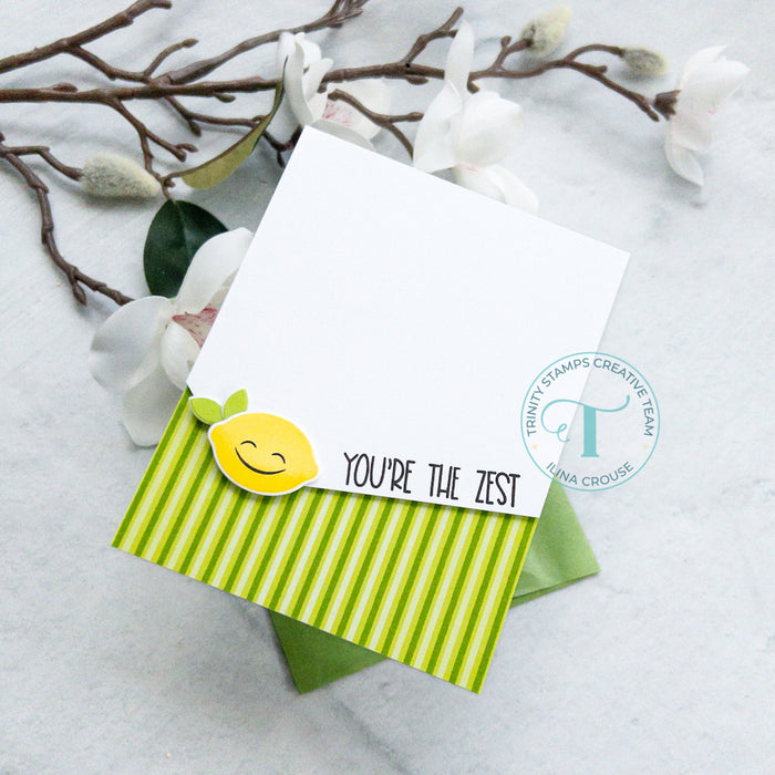 Skinny Stripe Background Stamp