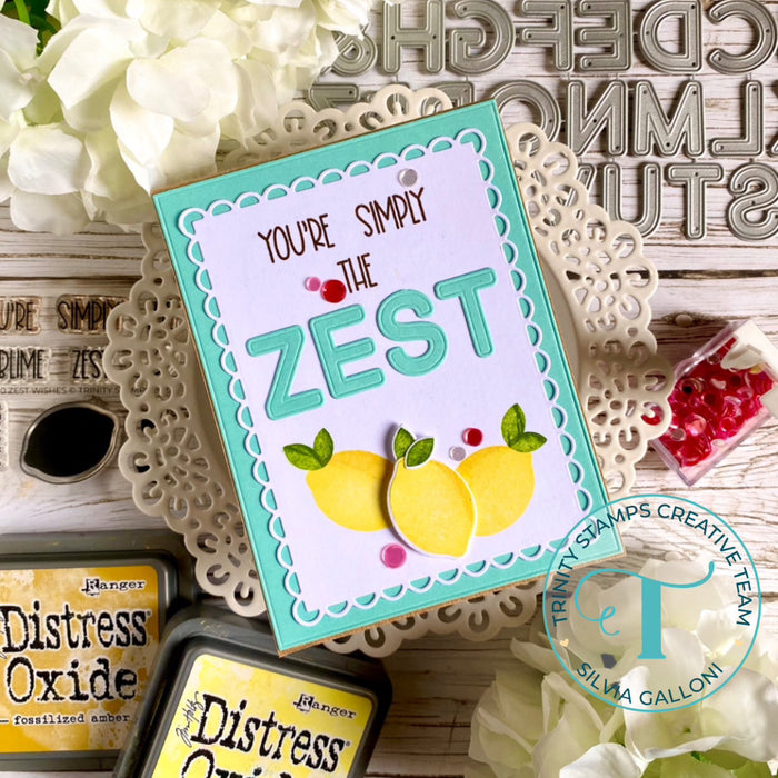Zest Wishes 3x3 Stamp & Coordinating Die Bundle