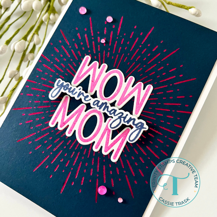 Foiled Burst Foiling Stamp