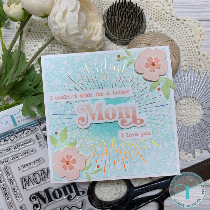 Foiled Burst Foiling Stamp