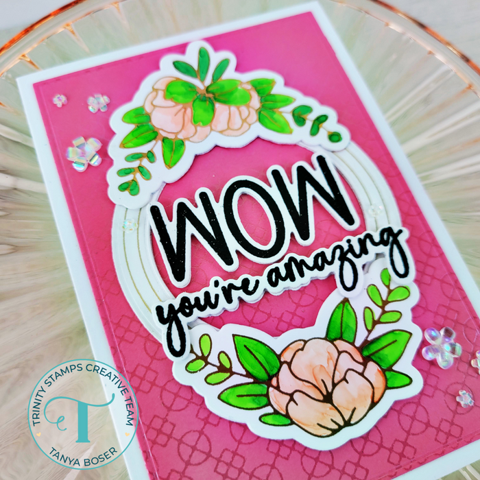 WOW MOM 3x3 Stamp & Coordinating Die Bundle