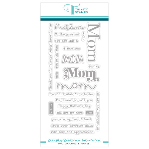 Simply Sentimental - Mom 4x8 Stamp Set