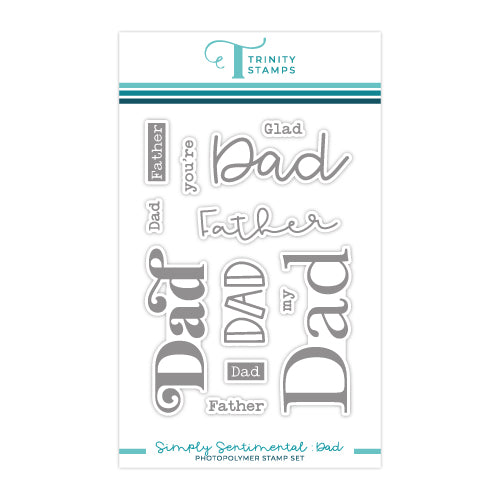 Simply Sentimental - Dad 3x4 Stamp Set
