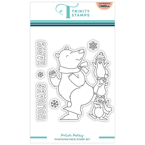 Polar Party 4x4 Stamp Set