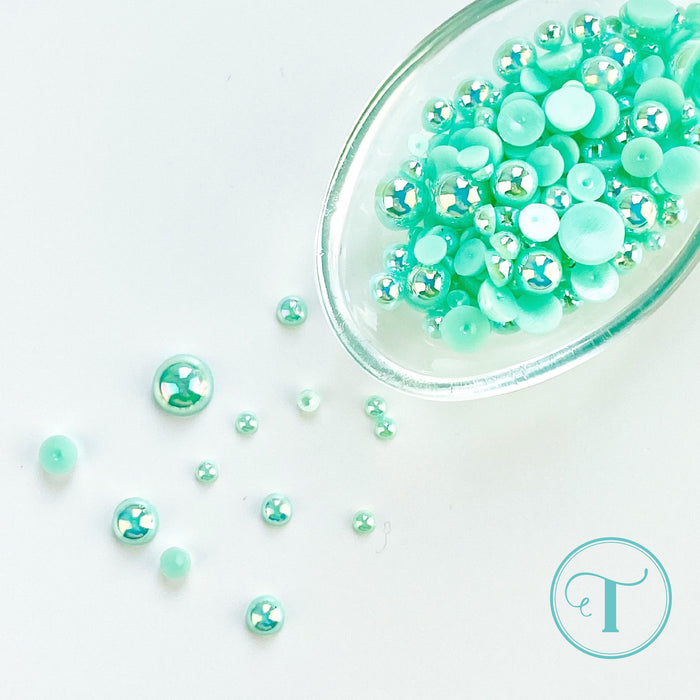 Mirrored Mint Baubles