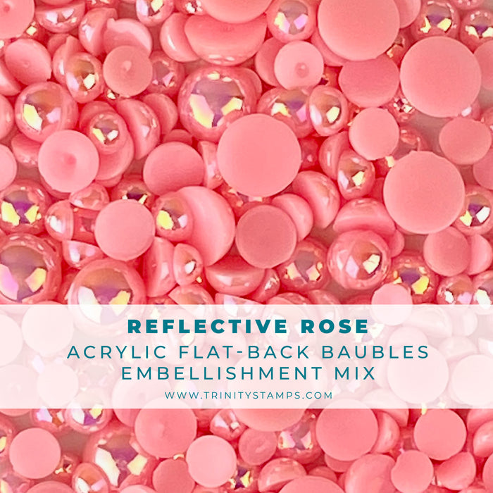 Reflective Rose Baubles
