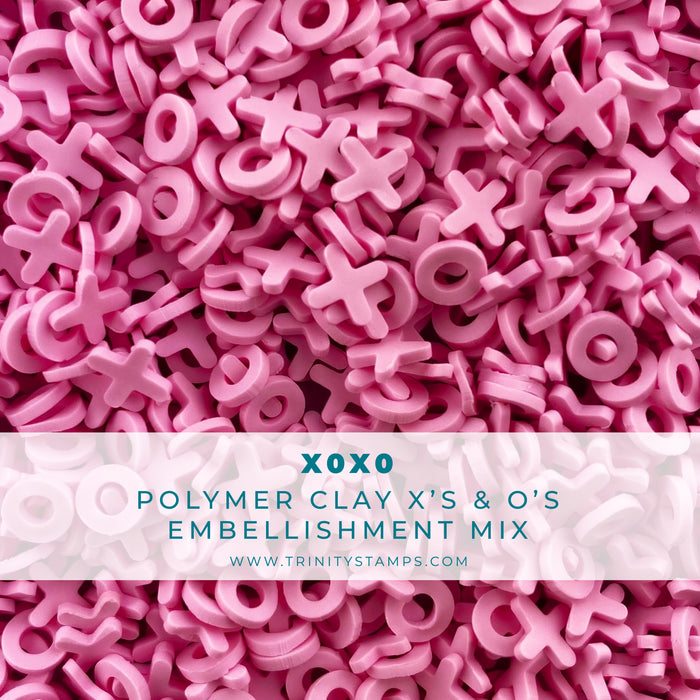 XOXO Clay Embellishments
