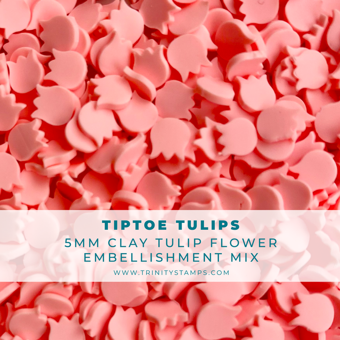 *Last Chance* Tiptoe Tulips Clay Embellishments