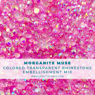 Morganite Muse Transparent Rhinestones
