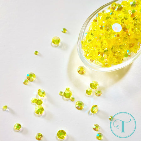 Brillant Citrine Transparent Rhinestones