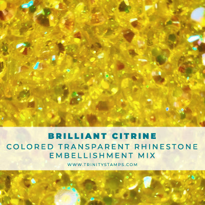 Brillant Citrine Transparent Rhinestones