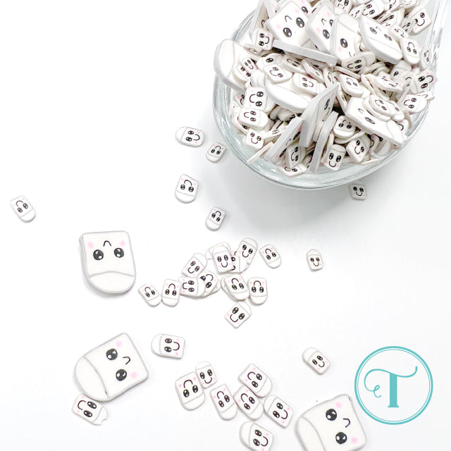 Stay Puffed Clay Embellishments