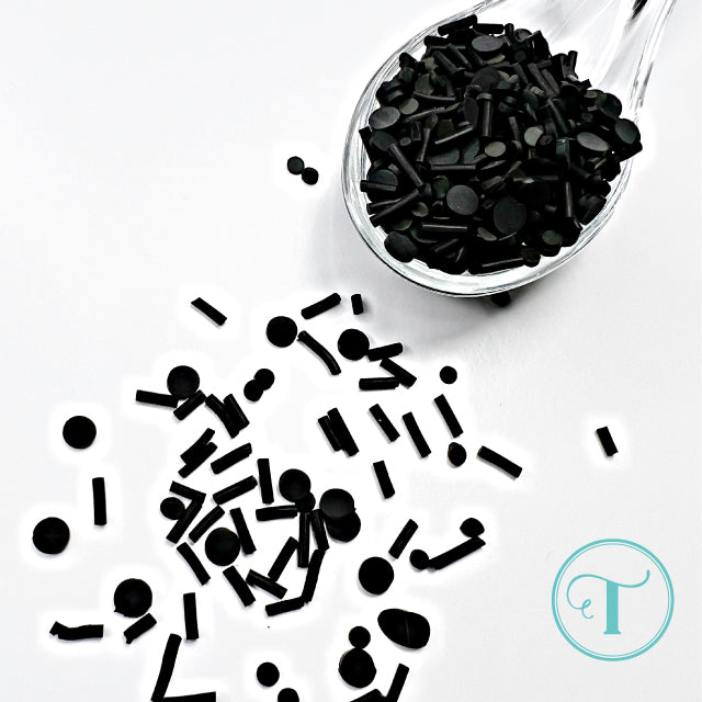 *Last Chance* Black Peppercorn Sprinkles Clay Embellishments