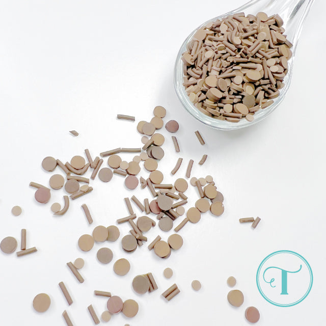 *Last Chance* Rich Espresso Sprinkles Clay Embellishments