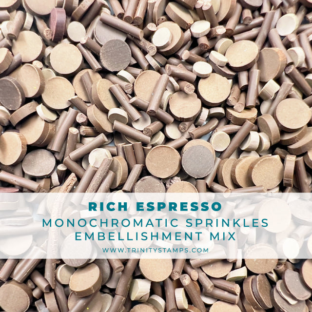 *Last Chance* Rich Espresso Sprinkles Clay Embellishments