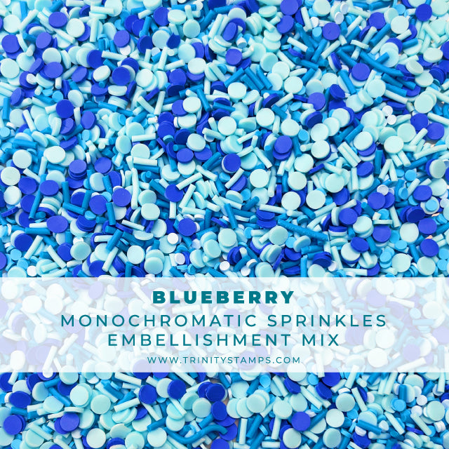 *Last Chance* Blueberry Sprinkles Clay Embellishments