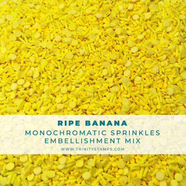 *Last Chance* Ripe Banana Sprinkles Clay Embellishments