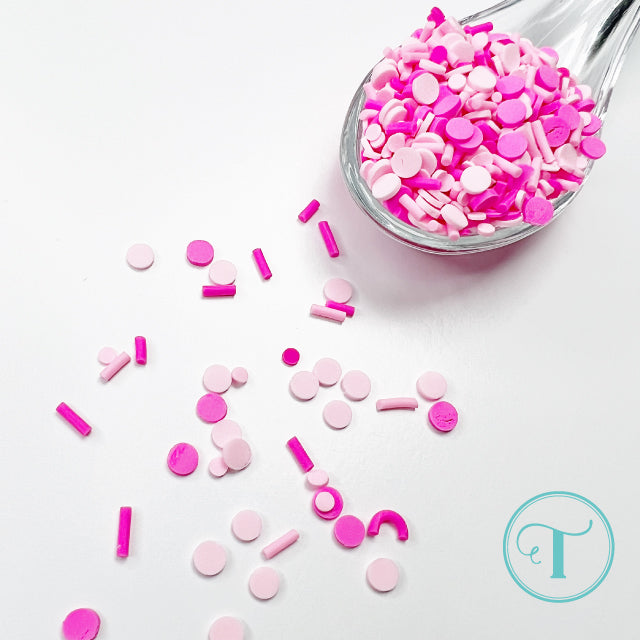*Last Chance* Cotton Candy Sprinkles Clay Embellishments