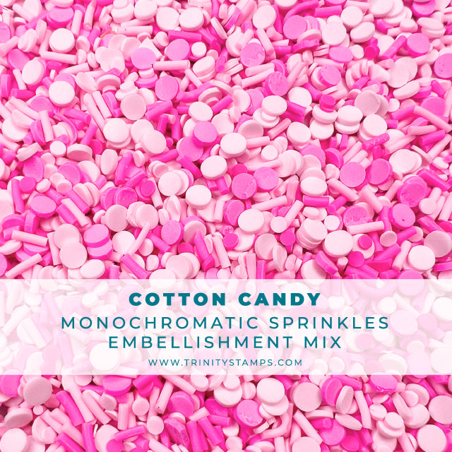 *Last Chance* Cotton Candy Sprinkles Clay Embellishments