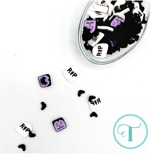 *Last Chance* Graveyard Clay Embellishments