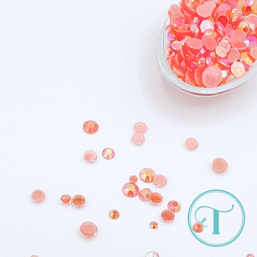 *Last Chance* Semi-Opaque Carnival Glass Rhinestones