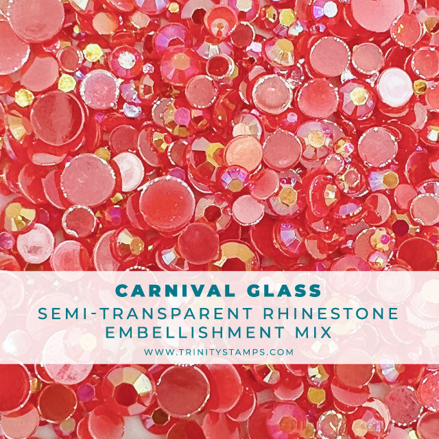 *Last Chance* Semi-Opaque Carnival Glass Rhinestones