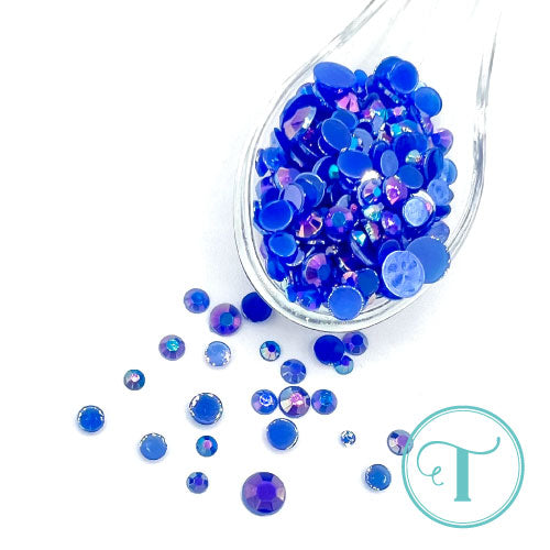 *Last Chance*Semi-Opaque Cobalt Glass Rhinestones