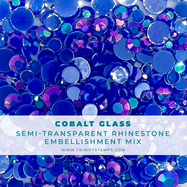 *Last Chance*Semi-Opaque Cobalt Glass Rhinestones