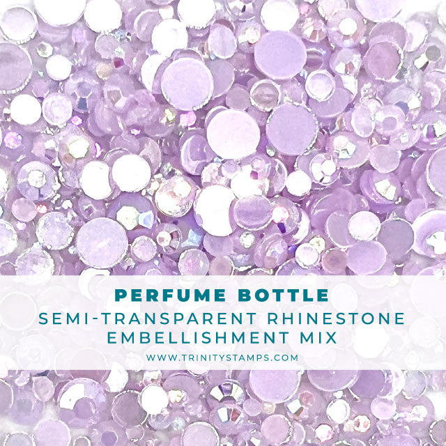 *Last Chance* Semi-Opaque Perfume Bottle Rhinestones