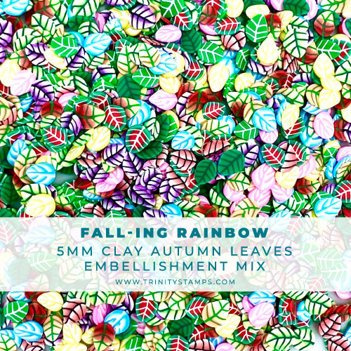 *Last Chance* Fall-ing Rainbow Clay Embellishments