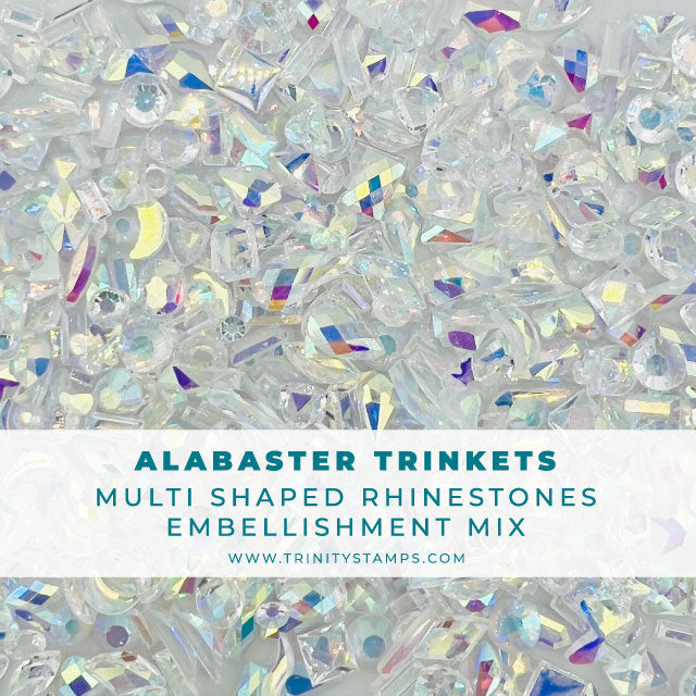 *Last Chance* Alabaster Trinket Rhinestones