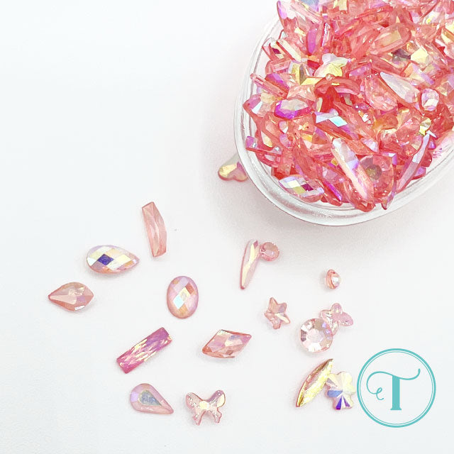 *Last Chance* Peach Trinket Rhinestones