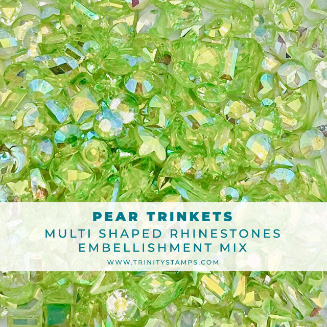 *Last Chance* Pear Trinket Rhinestones