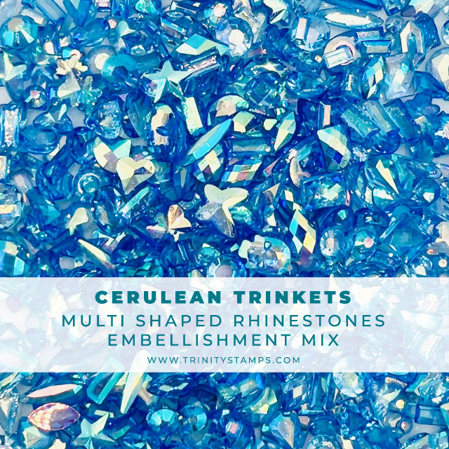 *Last Chance* Cerulean Trinket Rhinestones