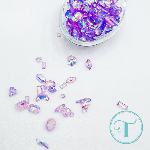 *Last Chance* Periwinkle Trinket Rhinestones