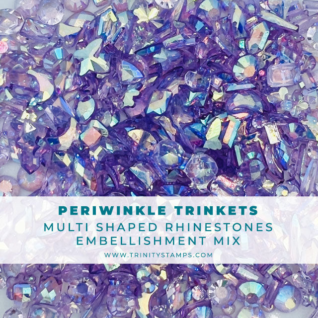 *Last Chance* Periwinkle Trinket Rhinestones