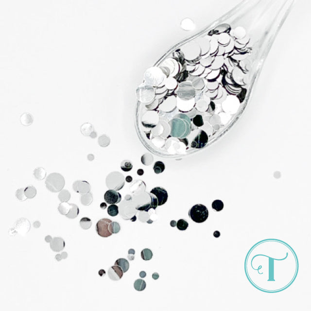 Silver Dots Confetti
