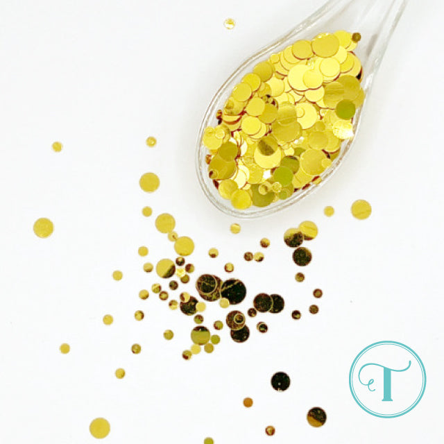 Gold Dots Confetti